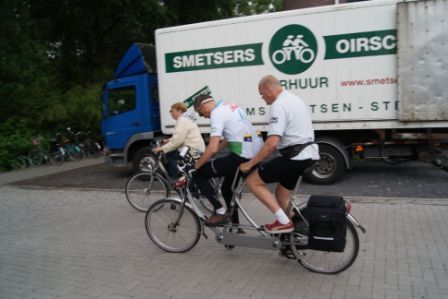 Tandem voor vrachtauto